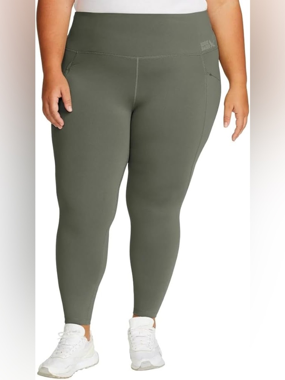 NWT Eddie Bauer Women's Trail Tight Leggings green Size 3X